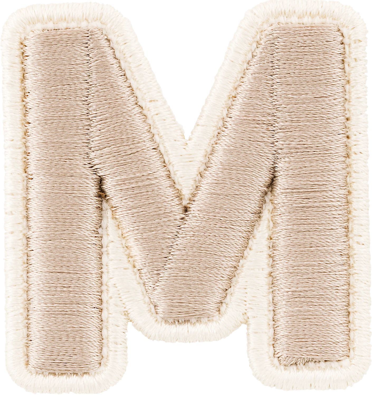 Sand Rolled Embroidery Letter Patches | Embroidered Sticker Patches | Stoney Clover Lane