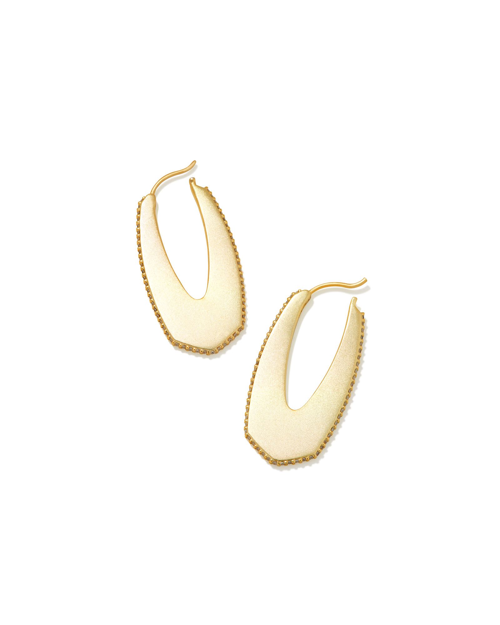 Adeline Hoop Earrings in Gold | Kendra Scott