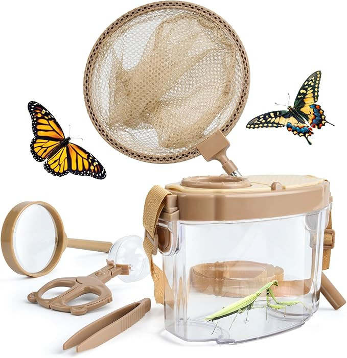Montessori Mama Kids' Bug Catching Kit - Complete Insect Exploration Set with Habitat, Extendable... | Amazon (US)