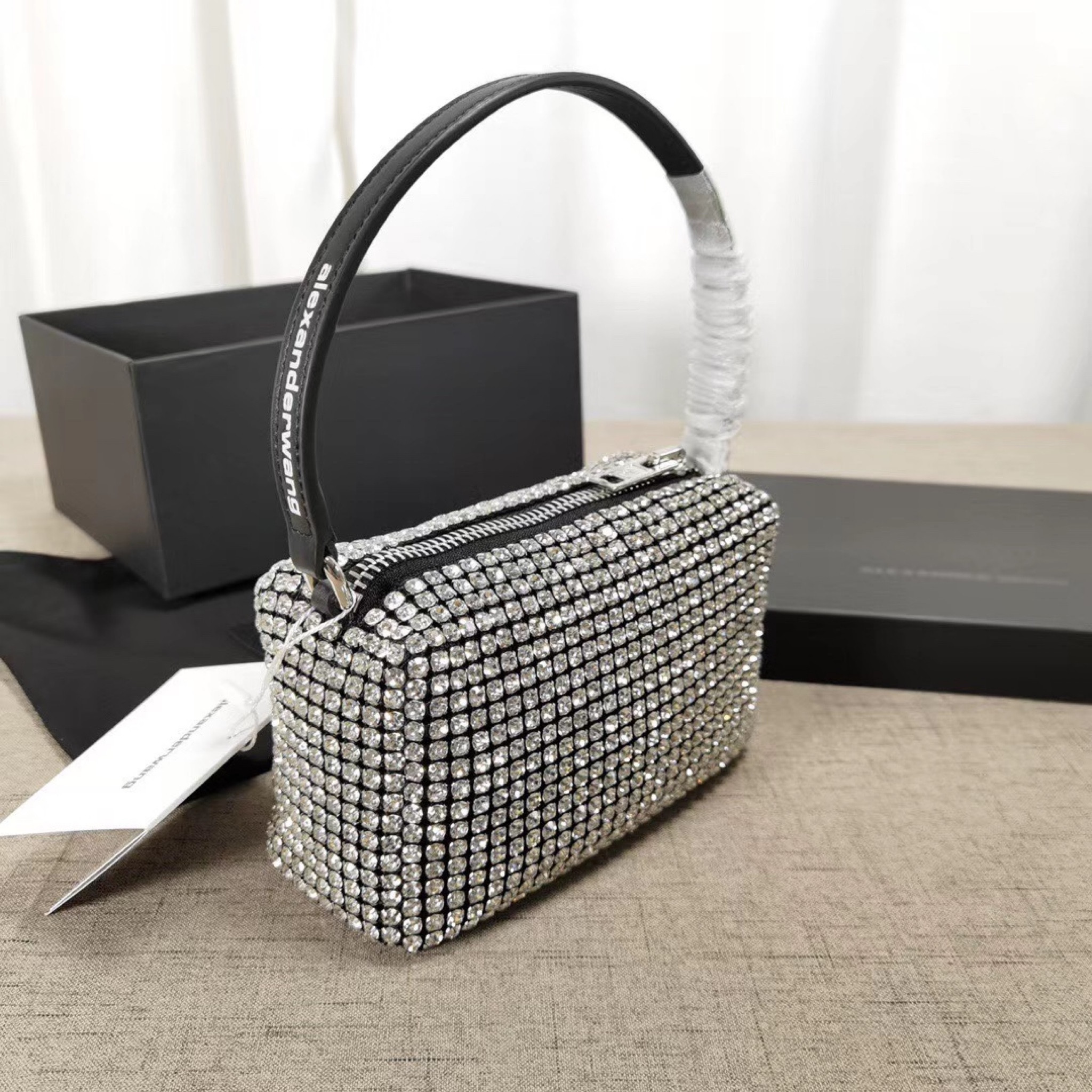 【Alexander Wang】関税込☆フリンジバッグ サテン スモール Alexander Wang】関税込☆フリンジバッグ サテン スモール