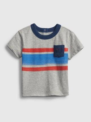 Baby Stripe Pocket T-Shirt | Gap (US)