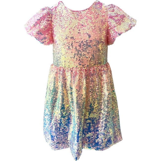 Lola + The Boys | Sequin Ombre Dress, Multi (Multicolor, Size 8Y) | Maisonette | Maisonette