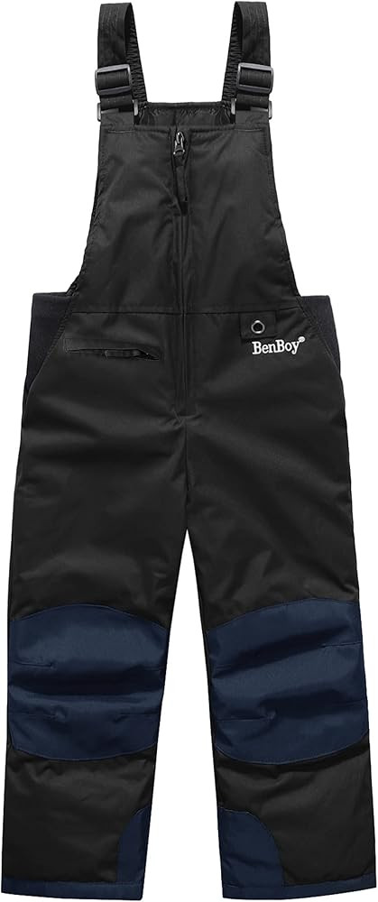 BenBoy Kids Snow Ski Bib Pants Winter Waterproof Windproof Ripstop Warm Insulated Snowboard Overa... | Amazon (US)