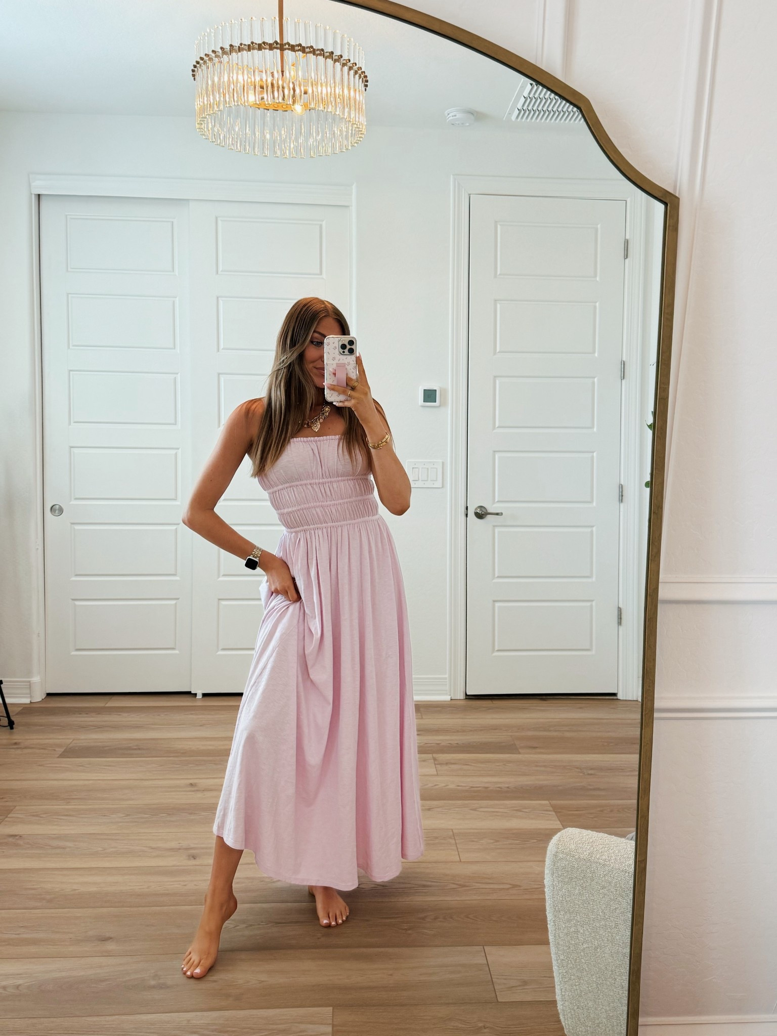 Comfiest maxi dress is 50% off!! Super stretchy & bump friendly! I got my true size small 