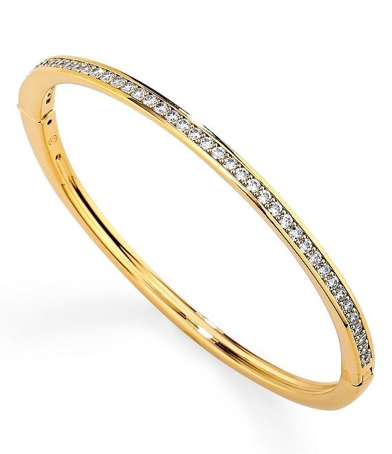 Railed CZ Hinge Bangle | Dillards