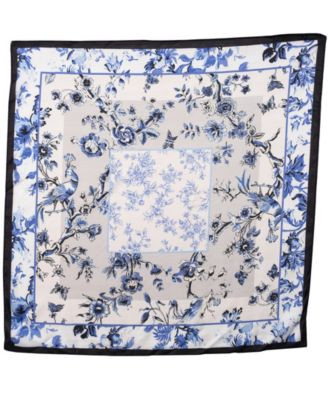 Vince Camuto Wallpaper Square Scarf - Denim | Macy's