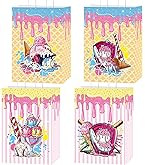 Glenmal 50 Pcs Baseball Ice Cream Drip Party Favors Gift Bags Plastic Ice Cream Baseball Goodie C... | Amazon (US)