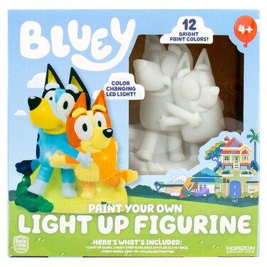 Bluey Paint Your Own Light-Up Figurine | Michaels Stores