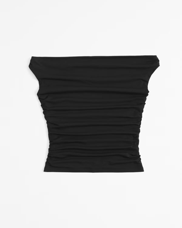 Off-The-Shoulder Ruched Top | Abercrombie & Fitch (US)