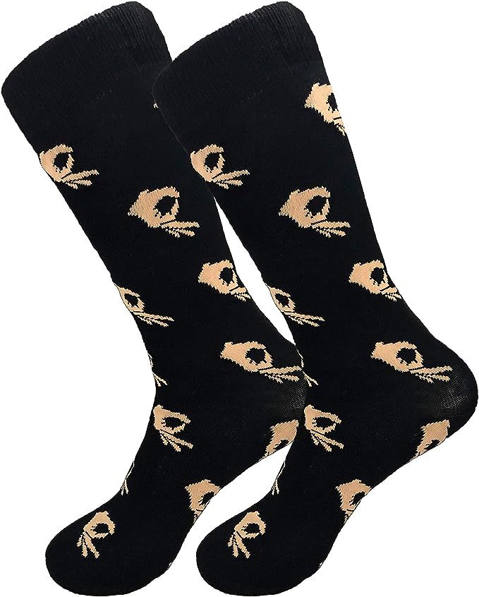 Balanced Co. Circle Game Meme Dress Socks Funny Socks Crazy Socks Casual Cotton Crew Socks | Amazon (US)