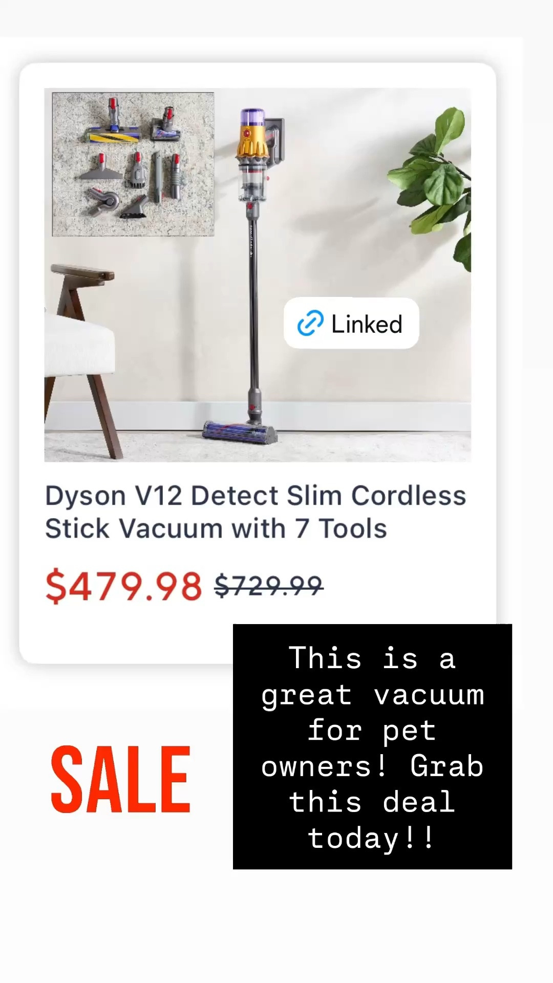 @QVC today’s special value today 4/12/26.

I really love this vacuum, especially the hard floor attachment with a light to see all the debris!  

You don’t want to miss this deal!

#LTKSaleAlert #LTKHome