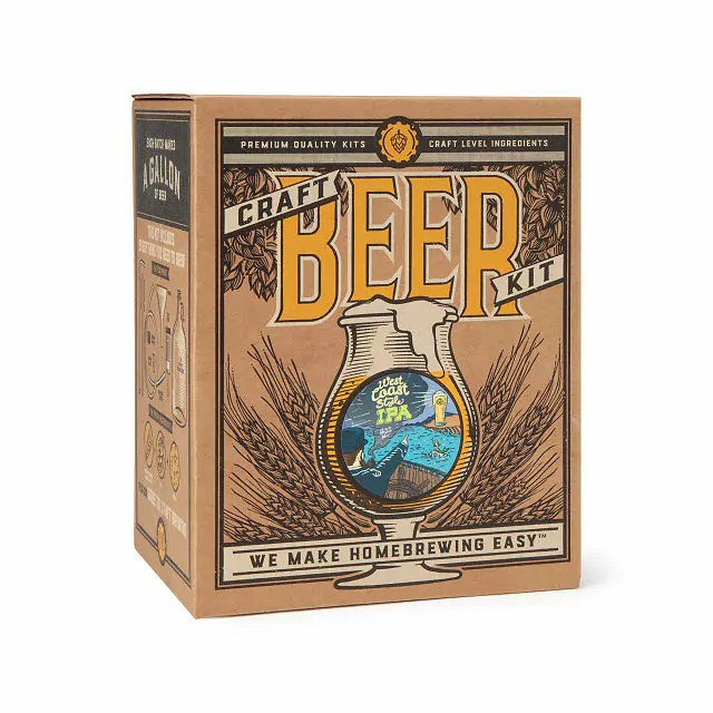 West Coast-Style IPA Beer Brewing Kit | UncommonGoods