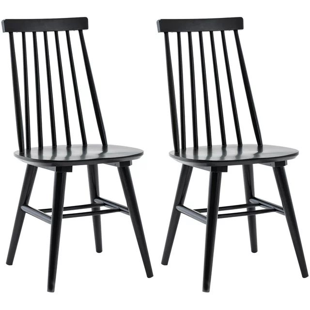 Duhome Elegant Lifestyle Dining Chairs Set of 2, Wood Dining Room Chairs Slat Spindle Back Kitche... | Walmart (US)