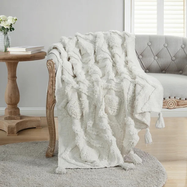 My Texas House Cotton Throw, Beige | Walmart (US)
