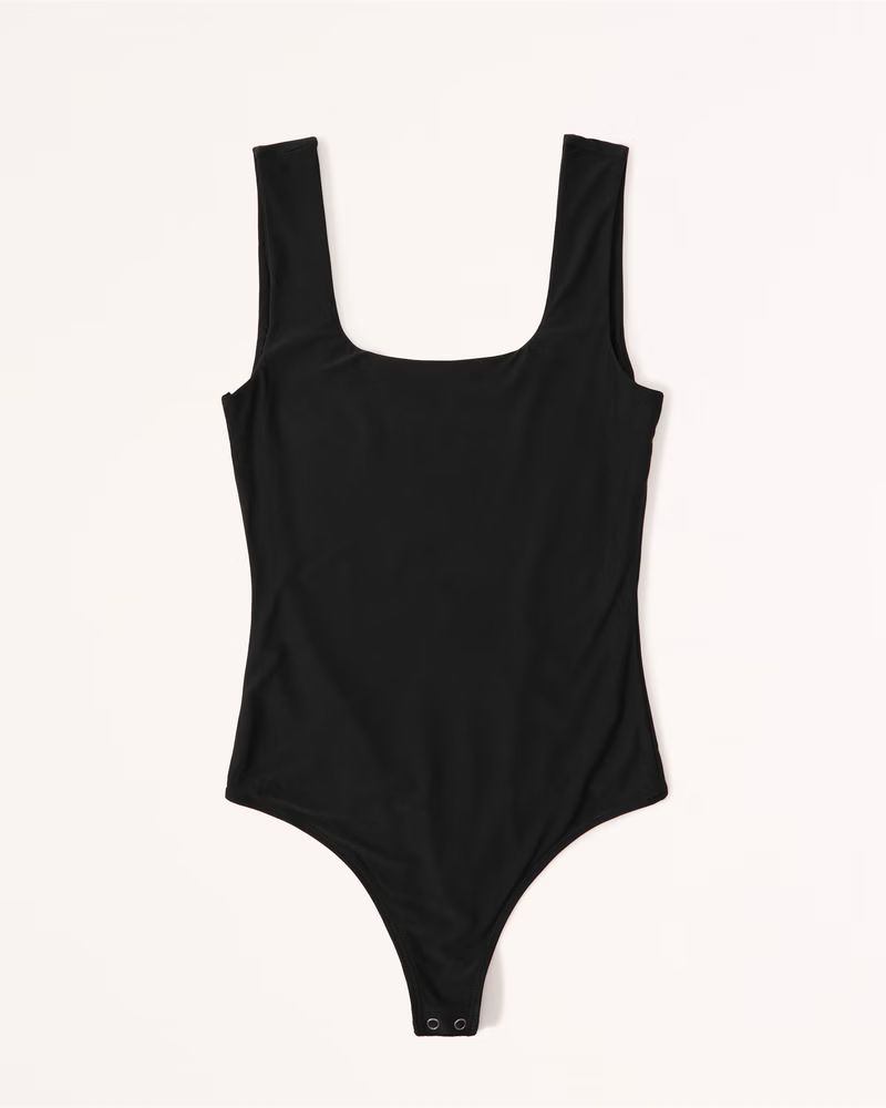 Soft Matte Seamless Squareneck Bodysuit | Abercrombie & Fitch (US)