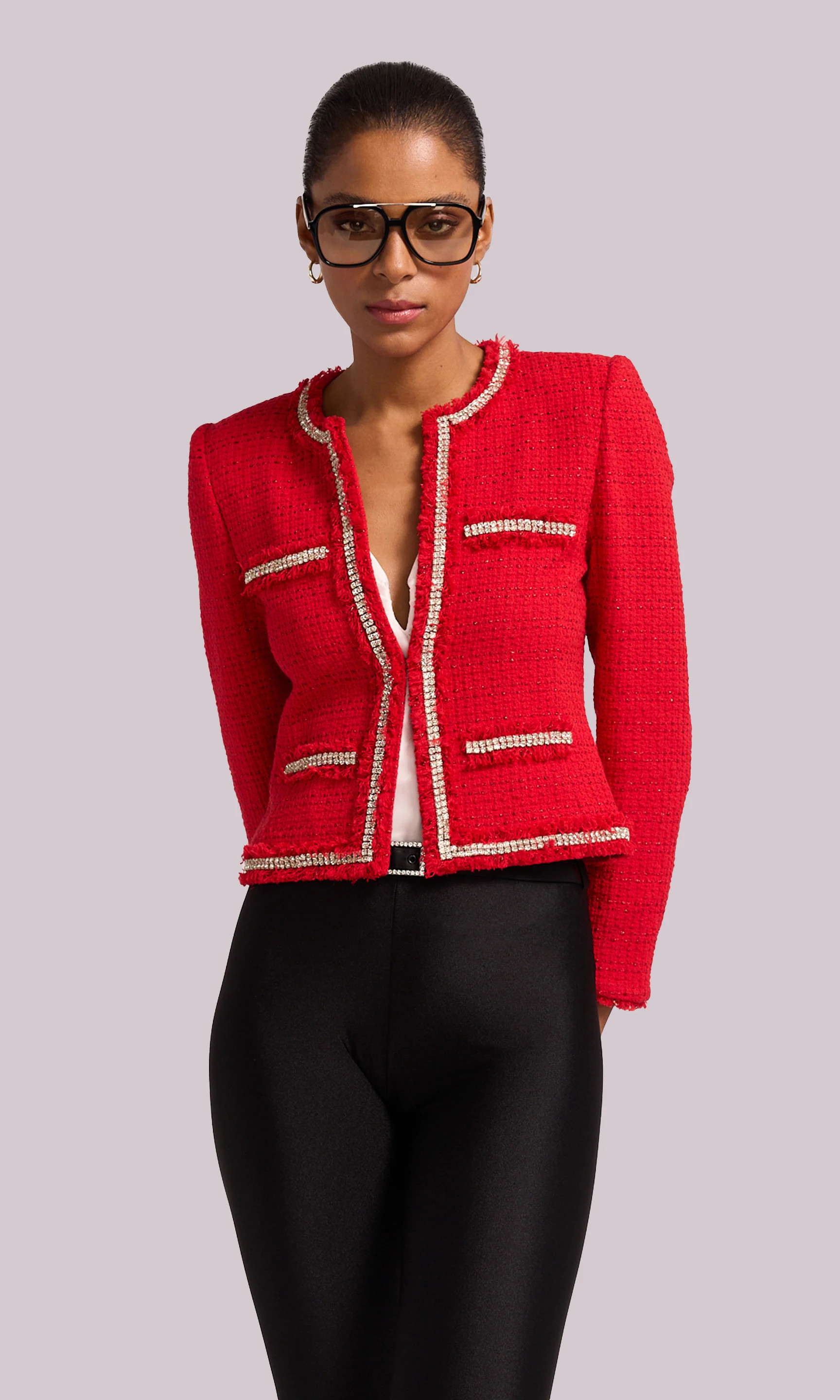 Blaire Crystal Tweed Jacket | Generation Love