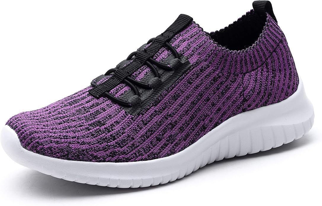 TIOSEBON Women's Slip On Walking Shoes Lightweight Casual Running Sneakers | Amazon (US)