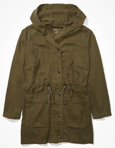 AE Hooded Military Jacket | American Eagle Outfitters (US & CA)