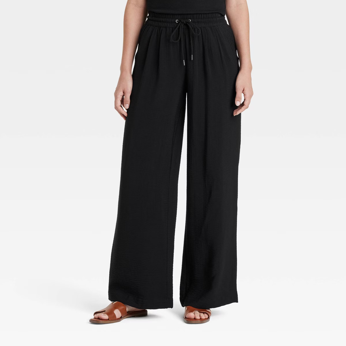 Women's High-Rise Wide Leg Pull-On Pants - A New Day™ | Target