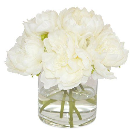 9" Becklow Peony Arrangement, Faux | One Kings Lane