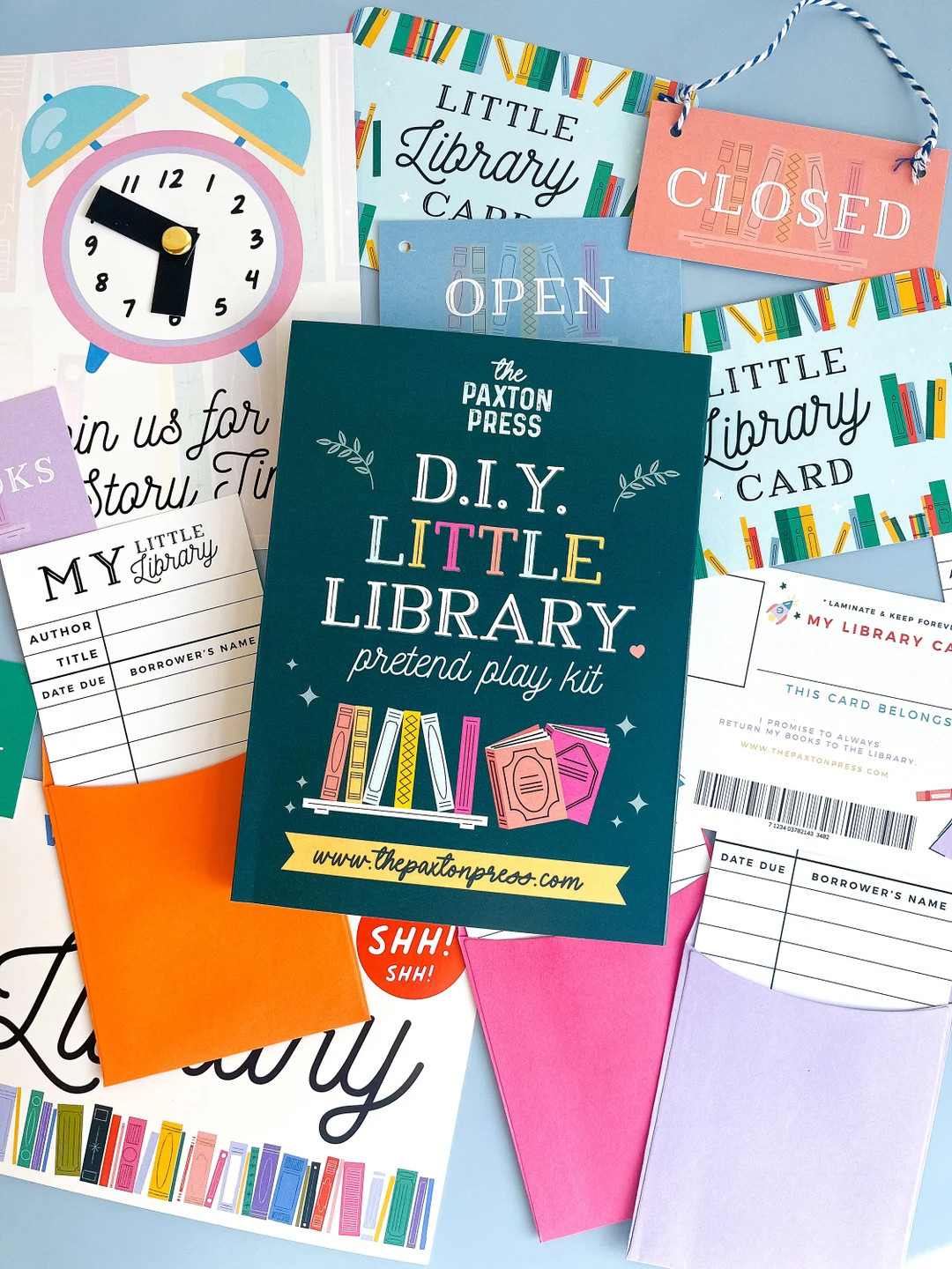 D.I.Y. Little Library Pretend Play Kit - Etsy | Etsy (US)