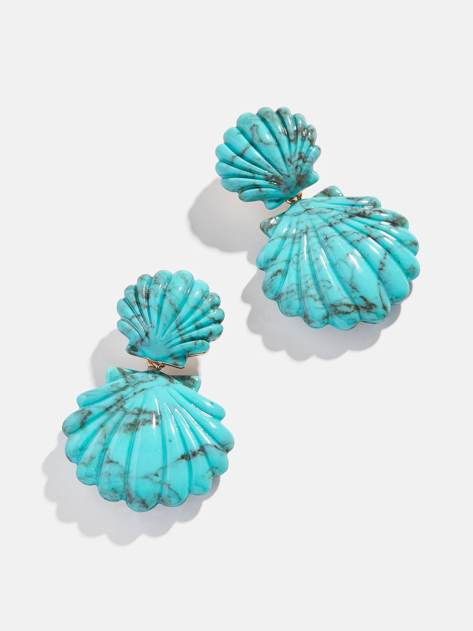 Out of This Shell Earrings - Turquoise | BaubleBar (US)