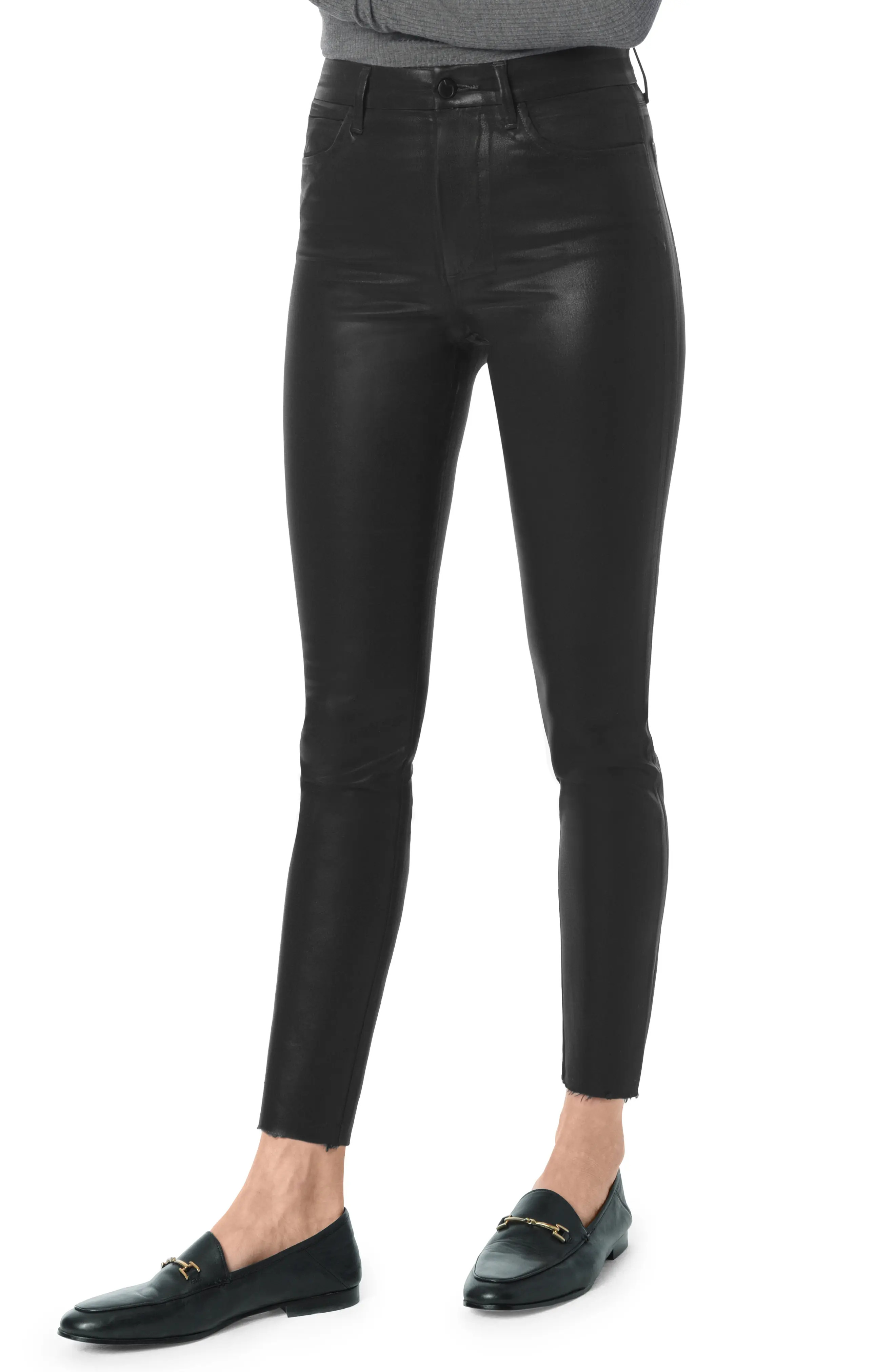 Joe's Charlie Coated High Waist Ankle Skinny Jeans | Nordstrom