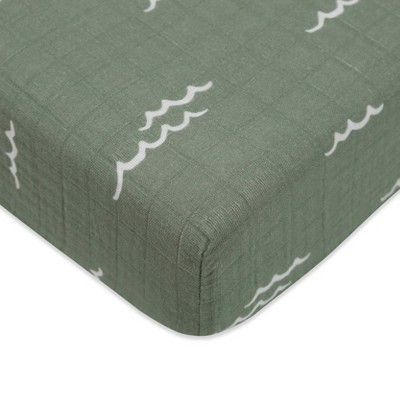 Babyletto Ocean Waves Muslin Crib Sheet | Target
