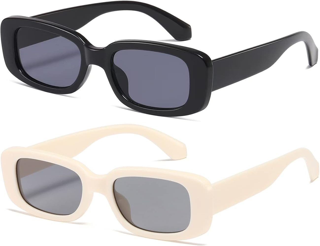 kimorn Rectangle Sunglasses for Women Men Trendy Retro Fashion Sun Glasses 90’s Vintage UV 400 ... | Amazon (US)