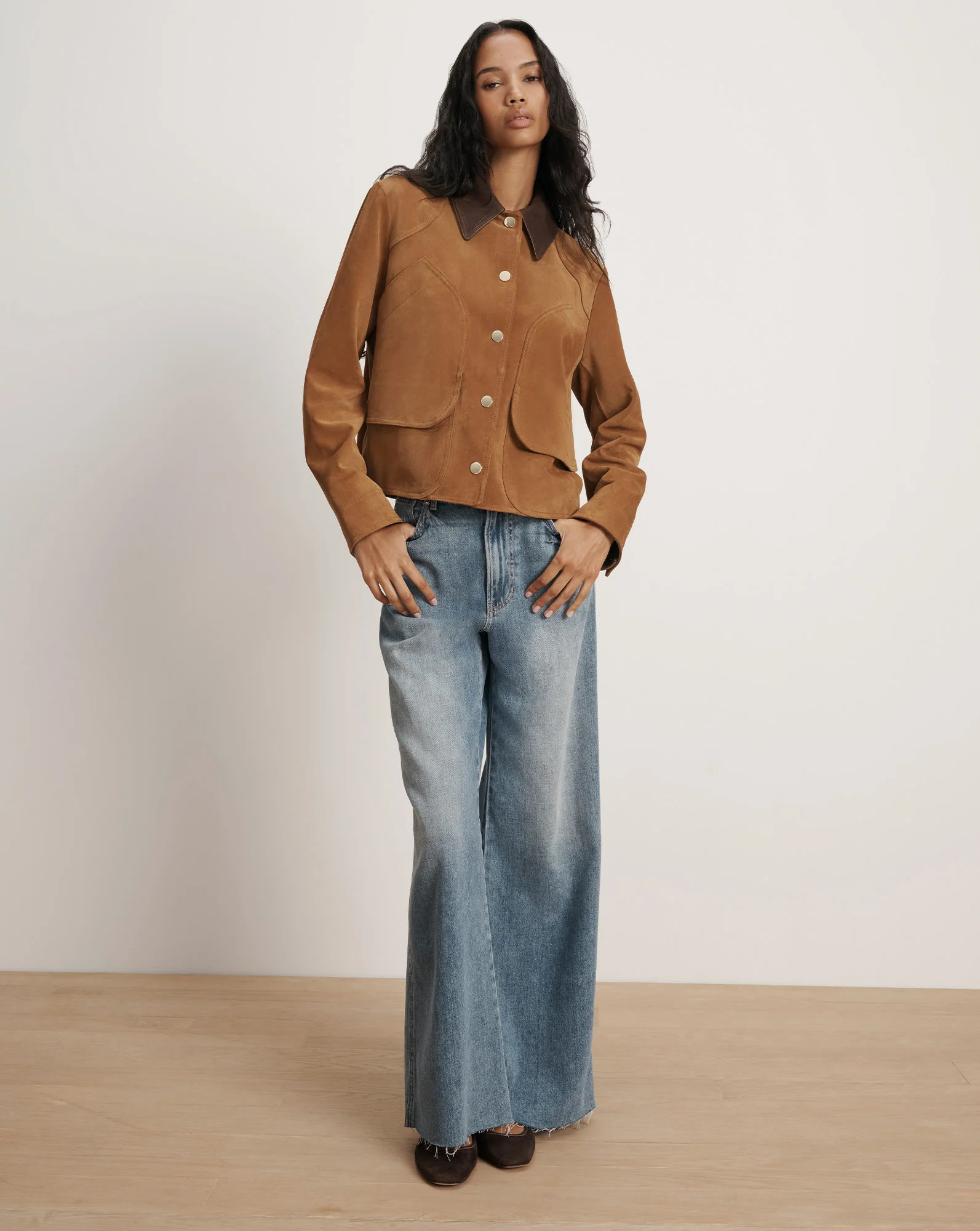 Walters Suede Jacket | Veronica Beard