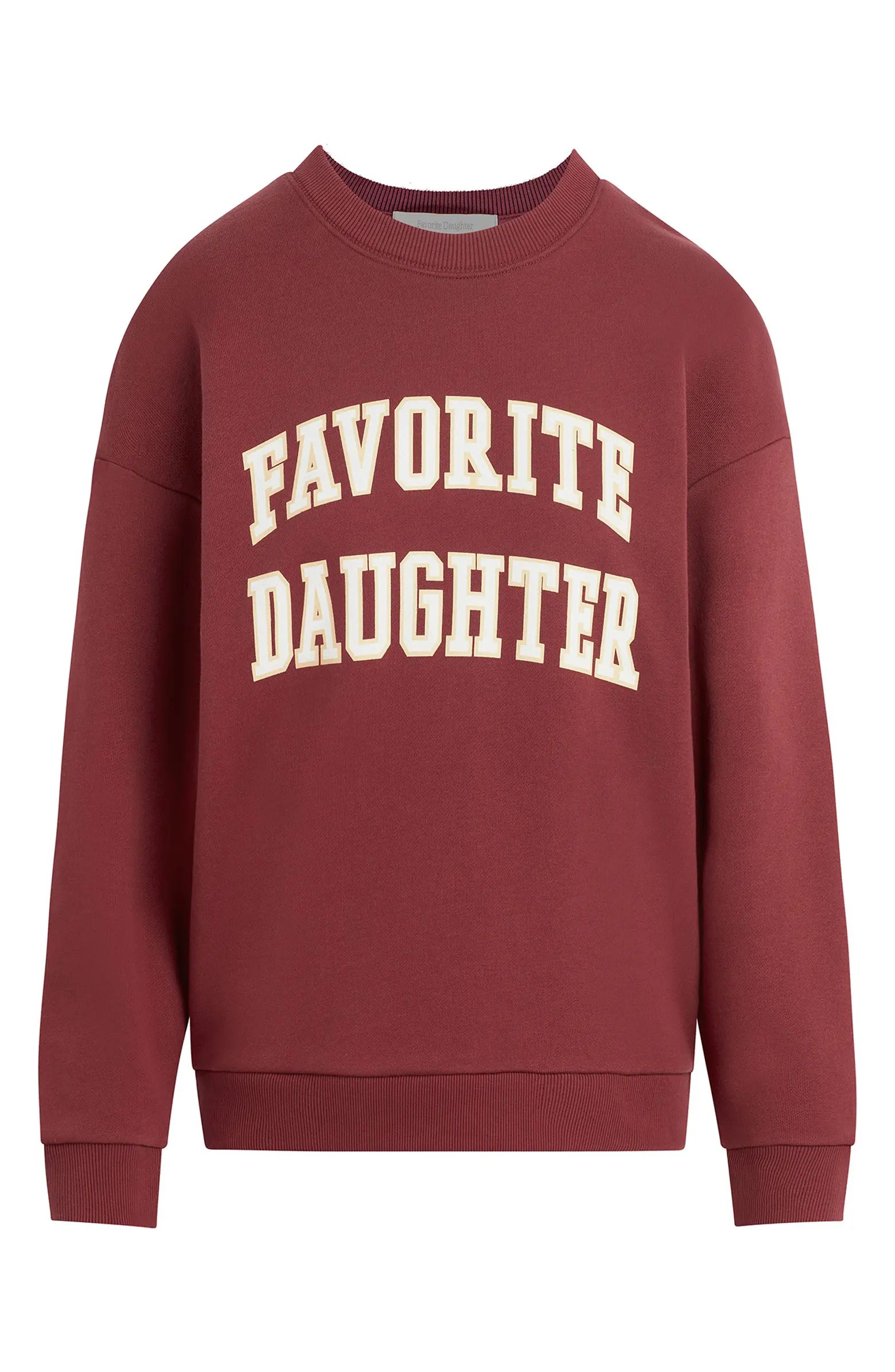 Collegiate Cotton Blend Sweatshirt | Nordstrom