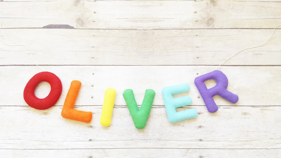 Felt Name Banner - Rainbow Nursery - Nursery Garland - Baby Shower Banner - Personalized Banner -... | Etsy (US)