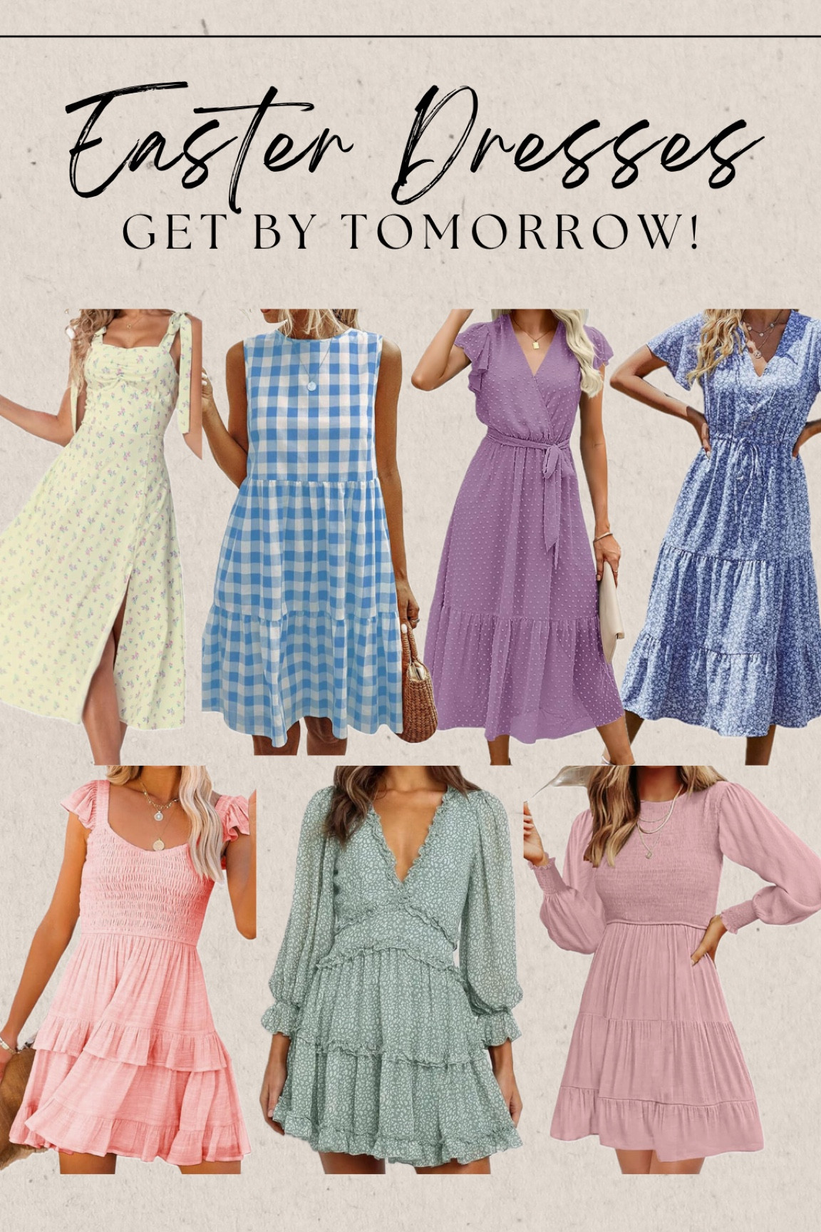 Last minute Easter dress ideas , get by tomorrow, what to wear 

#LTKstyletip #LTKfindsunder100 #LTKfindsunder50