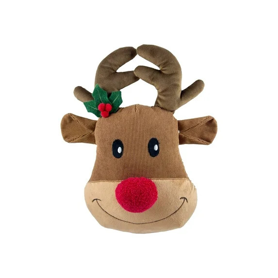 Reindeer Shaped Christmas Pillow,Width is 10inch,Height is 15.5inch,by Holiday Time | Walmart (US)