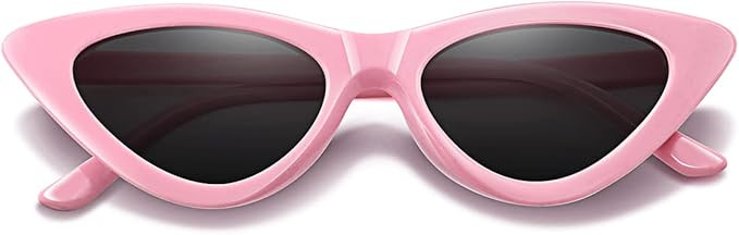 Vintage Cat Eye Sunglasses for Women Classic Retro Narrow Cateye Shades UV400 Protection Sun Glas... | Amazon (US)