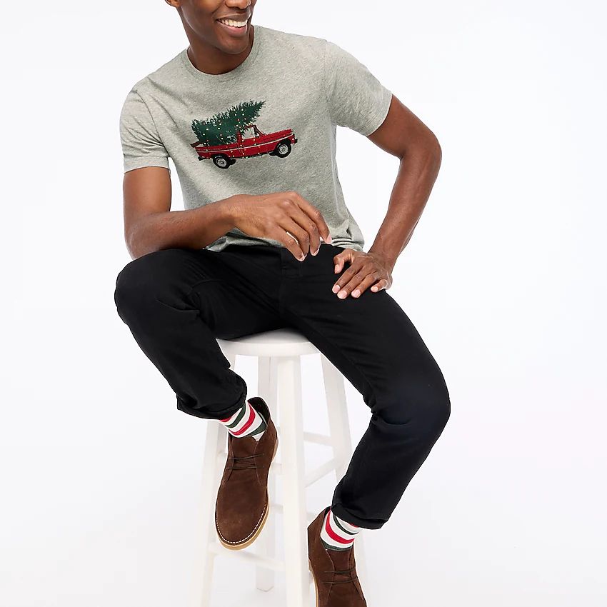 Holiday truck graphic tee | J.Crew Factory