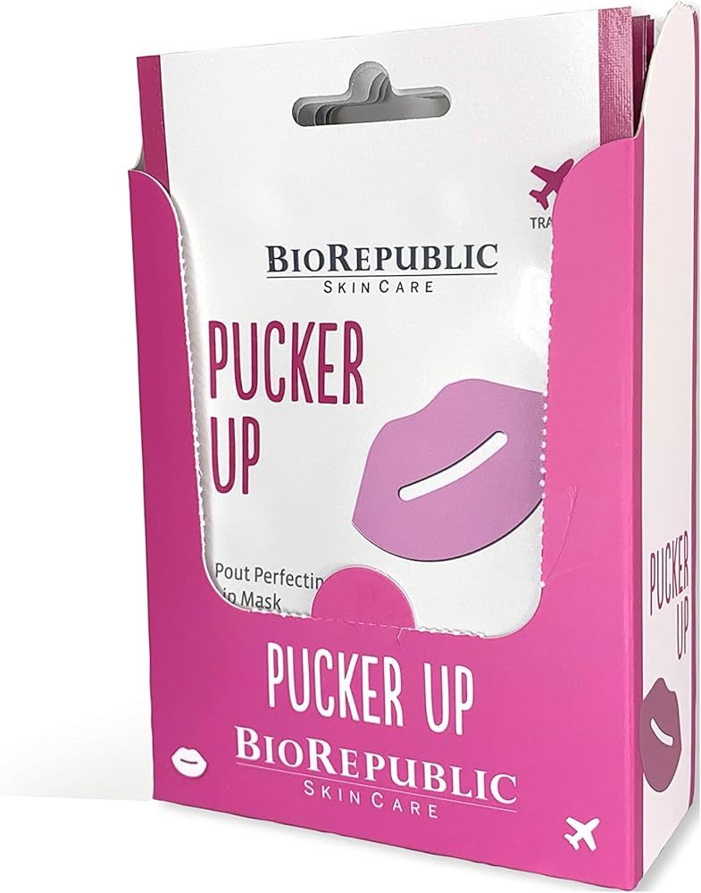 BioRepublic Skincare Moisturizing Lip Mask - Pucker Up Pout Perfecting Lip Mask - Smoothes & Cond... | Amazon (US)