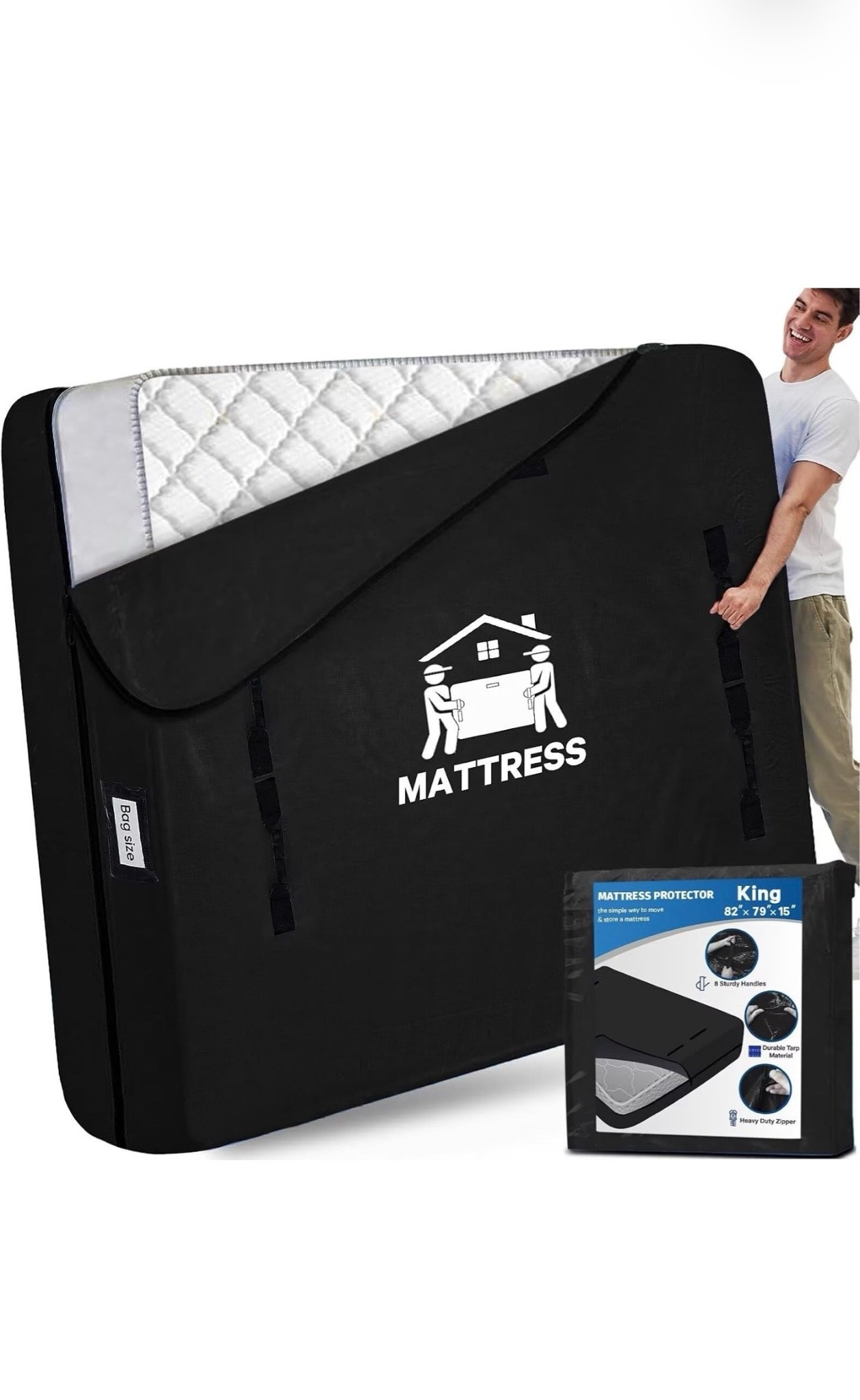 I wish I had this mattress bag for moving a few years ago! It’s much better than the slippery plastic bags at Home Depot or Lowe’s! 

It’s part of the Amazon Prime Sale so if you’re moving soon, you’re welcome!

#LTKHome #LTKSaleAlert #LTKTravel