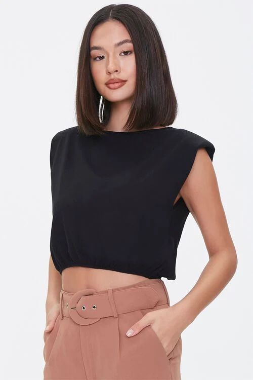 Padded Sleeveless Crop Top | Forever 21 (US)