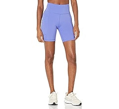 Amazon Essentials Women's Active Sculpt High Rise 7 Bike Shorts with Pockets | Amazon (US)