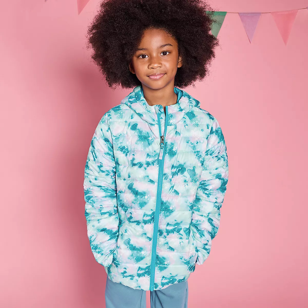 Kids FeatherFree™ Insulated Hooded Packable Jacket | Lands' End (US)