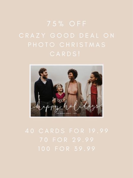 Christmas card Groupon deal! I’ve used this amazing deal for 4 years now! The cards are great quality, good thick, matte cardstock. #christmascards #photocards @groupon @photoaffections

#LTKSeasonal #LTKHoliday
