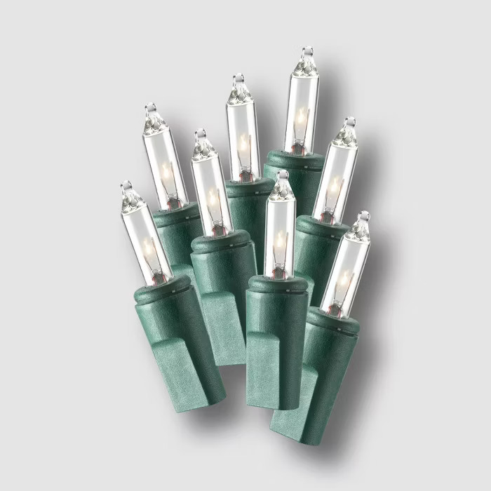 Philips 100ct Christmas Incandescent Smooth Mini String Lights Clear GW | Target