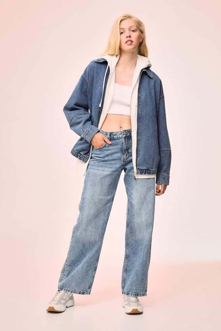 Wide Low Waist Jeans | H&M (US)