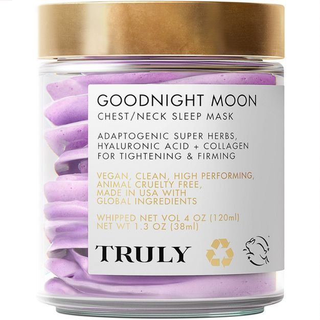 TRULY Goodnight Mood Chest/Neck Sleep Mask - 4oz - Ulta Beauty | Target