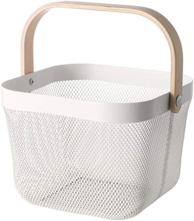 IKEA Risatorp Wire Basket White 902.816.18 Size 9 ¾x10 ¼x7 | Amazon (US)