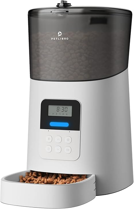 PETLIBRO Automatic Dog Feeder, 6L Dog Food Dispenser with Twist Lock Lid, Timed Dog Feeder with C... | Amazon (US)