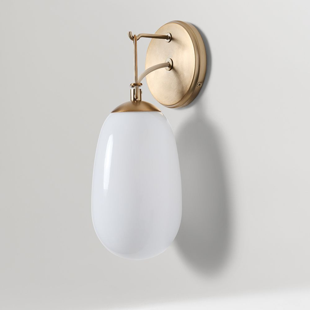 Imena Glass Sconce (13.5") | West Elm (US)