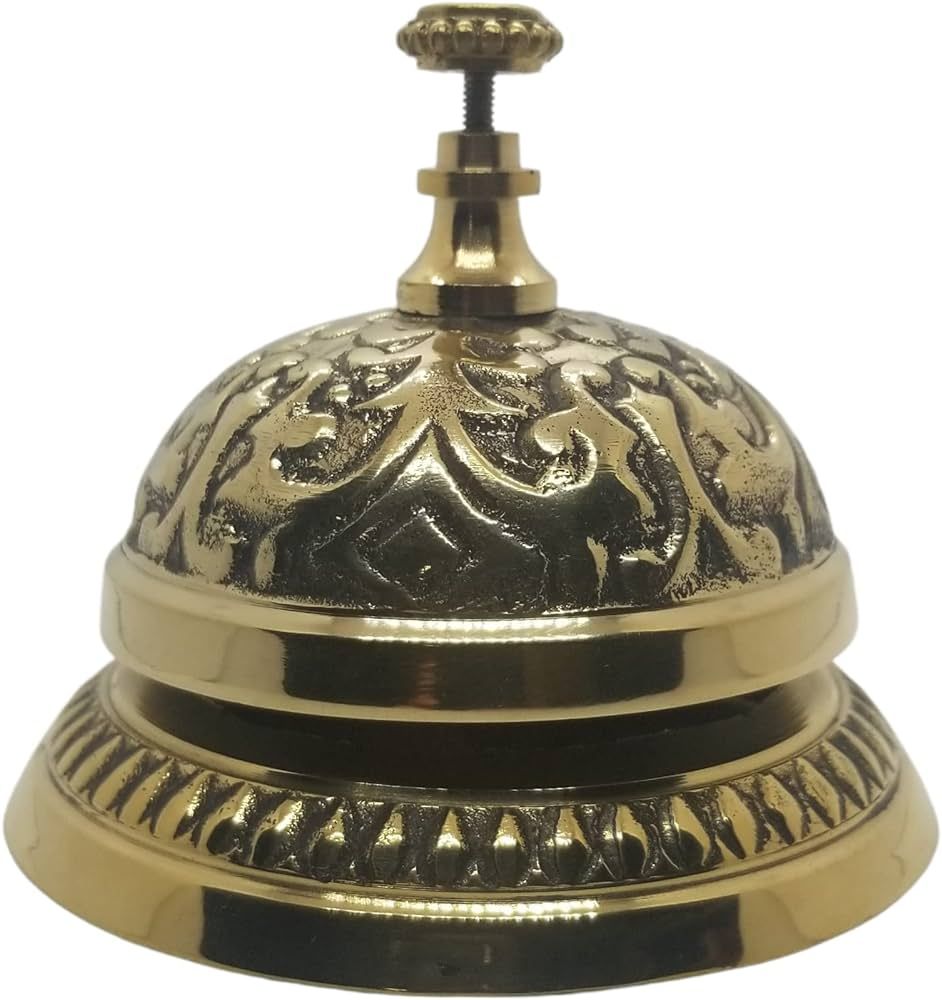 Solid Brass Victorian Style Service Desk Bell | Amazon (US)
