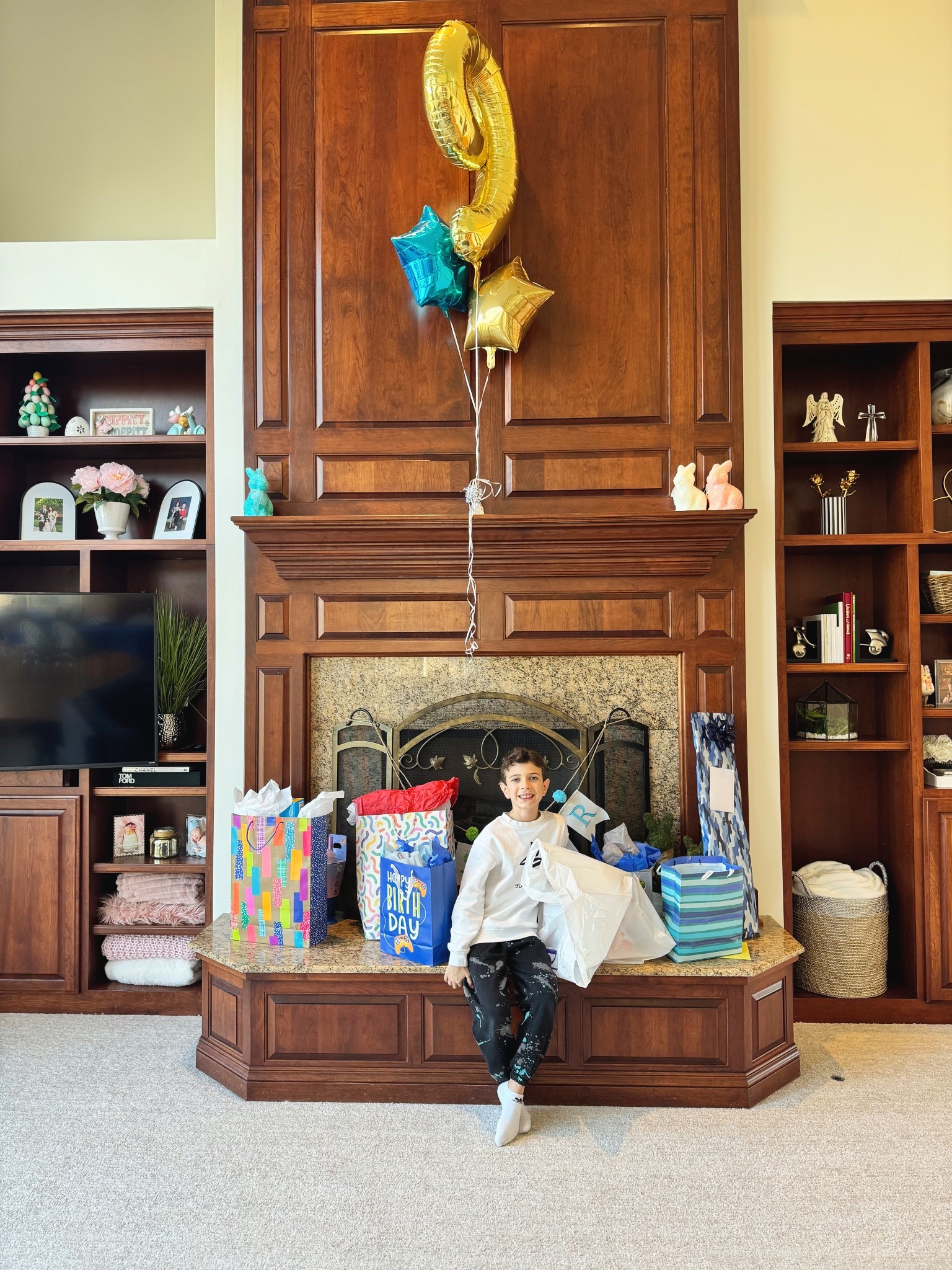 Celebrating our 9 year old 🥹💙

Paused all the Easter prep to celebrate him — and honestly, these are the moments that matter most 🤍

#LTKdayinmylife #LTKKids #LTKmomlife